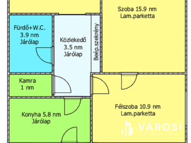 Kisterenyén felújított, földszinti lakás eladó!