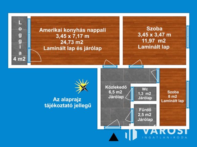 Teljesen felújított amerikai konyhás lakás a Szatymaziban